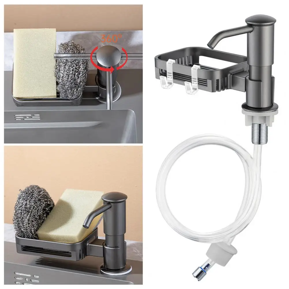 

Кухонный дозатор для мыла, столешница с удлинителем и полкой, для простой заправки