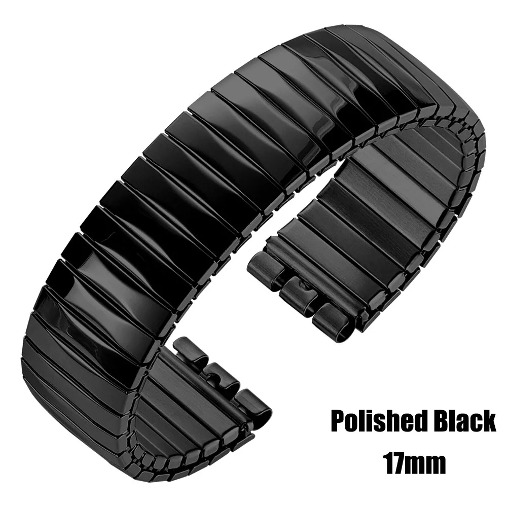 Stainless Steel Elastic Watch Strap - Stretch Expansion Wristband Bracelet