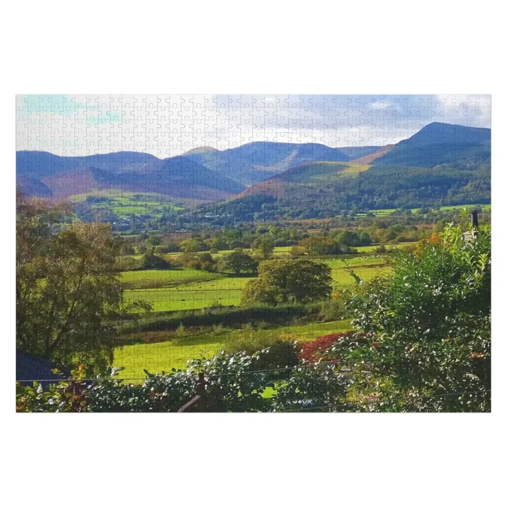 Keswick Lake District Jigsaw Puzzle With Personalized Photo Wooden Compositions For Children Puzzle