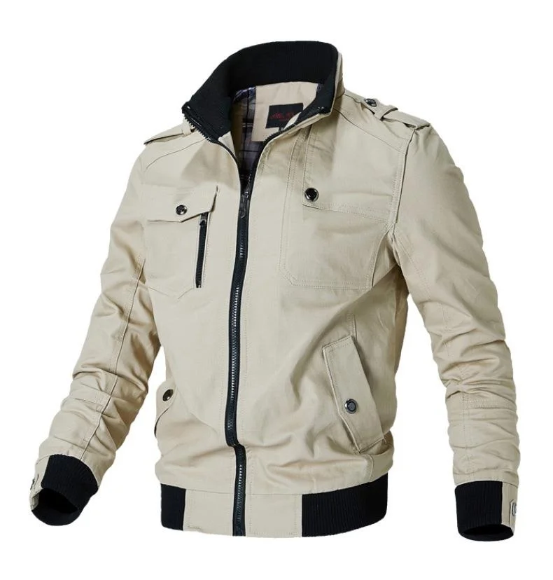 2021 nuova giacca da uomo giacca coreana casual da uomo giovanile colletto colorato primavera una giacca da giacca in cotone autunnale_voghion.com