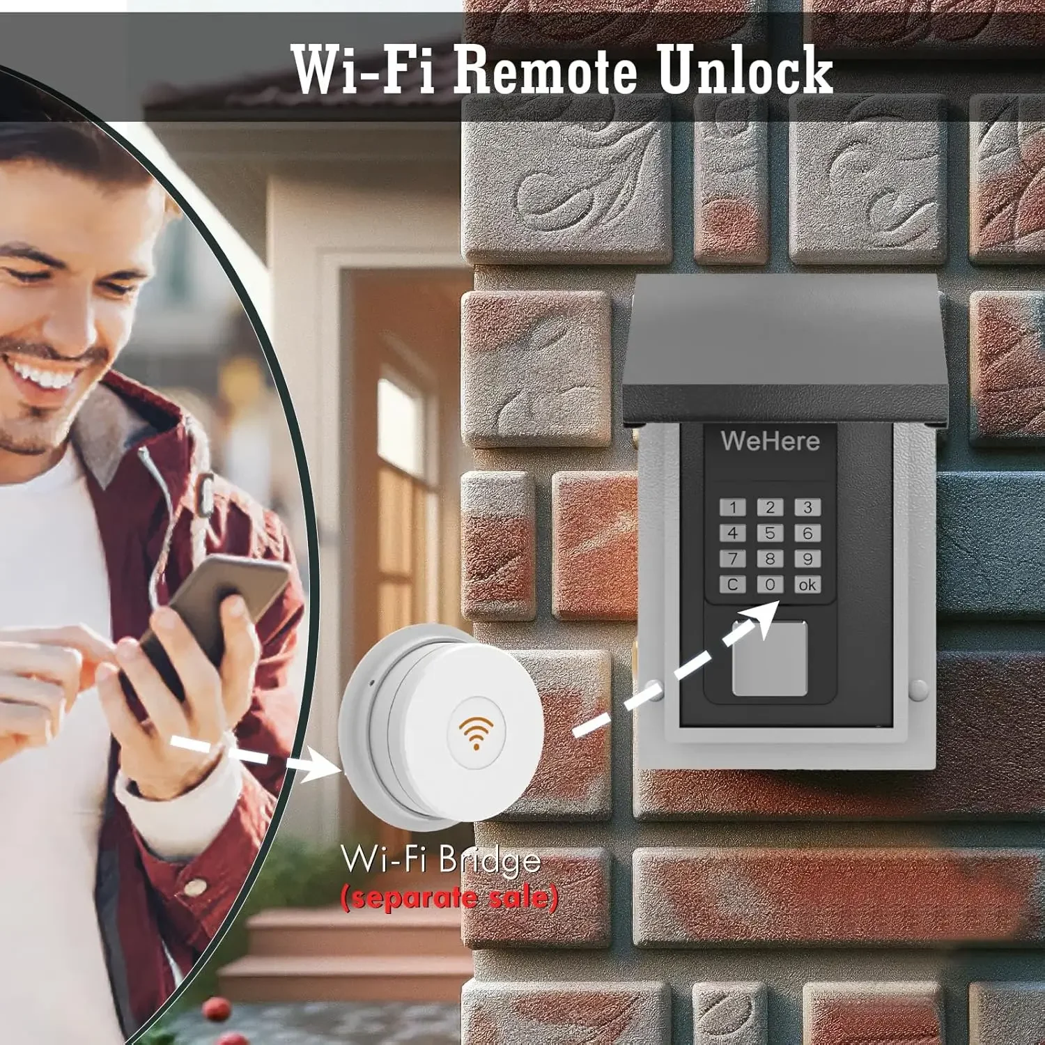 Smart Lock Box - Mot De Passe Dynamique Bluetooth APP Remote