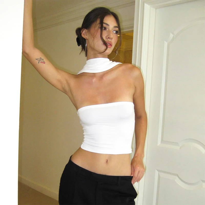 CUTENOVA Corset Halter Top