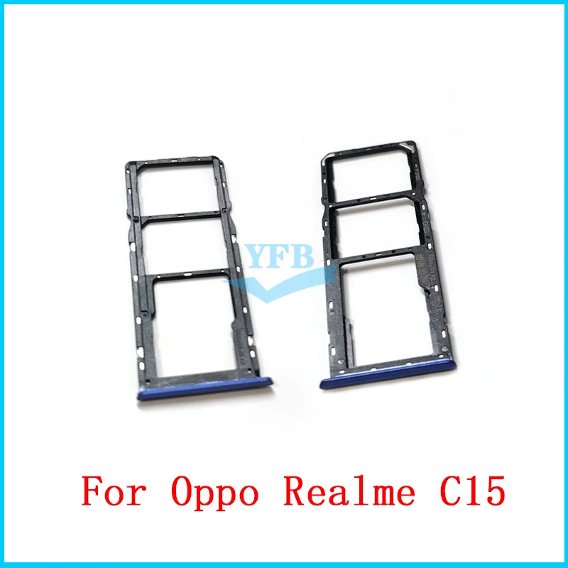 For Oppo Realme C3 C11 / C11 C15 C20 C21 C25 C21Y C25Y C30 C30S C31 C33 C35 C51 SIM Card Tray Slot Holder Adapter Socket blank sim card sim card converter