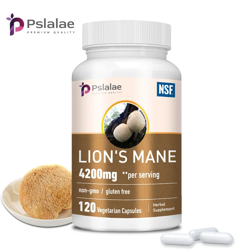 Lions Mane Relieve Stress Immune System Health Improve Memory Protect Brain Nerves
