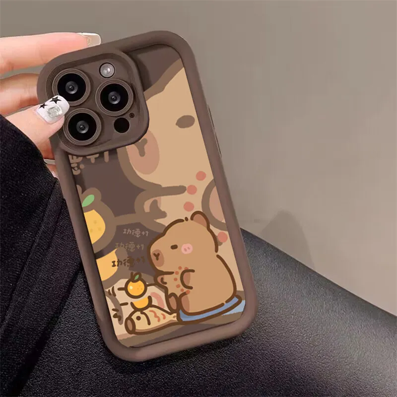 Capybara Shockproof Soft Silicone Phone Case