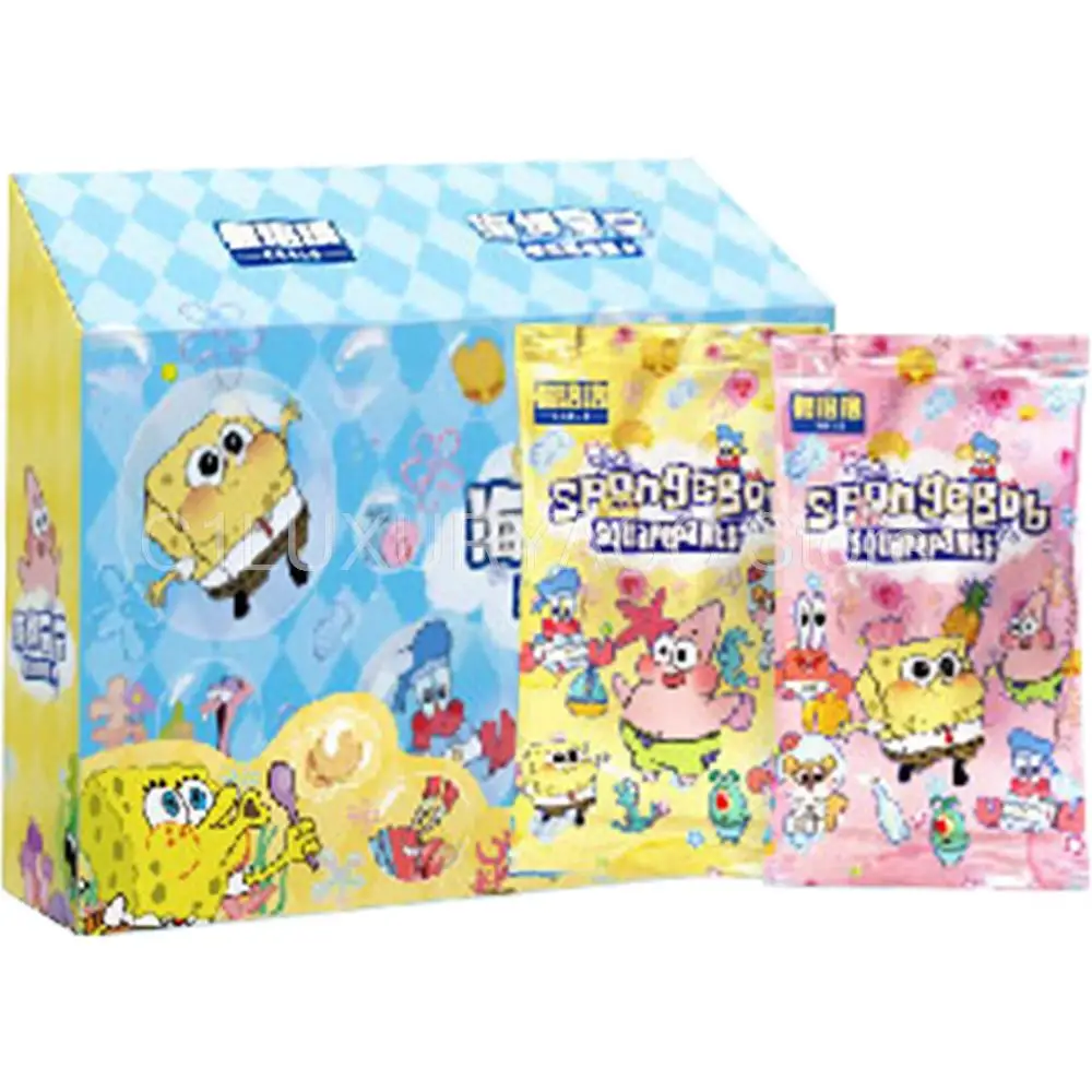 

SpongeBob SquarePants Card for Children Sakura Hello Kitty Hayao Miyazaki Doraemon Demon Slayer Rare Card Anime Figures Gift Toy