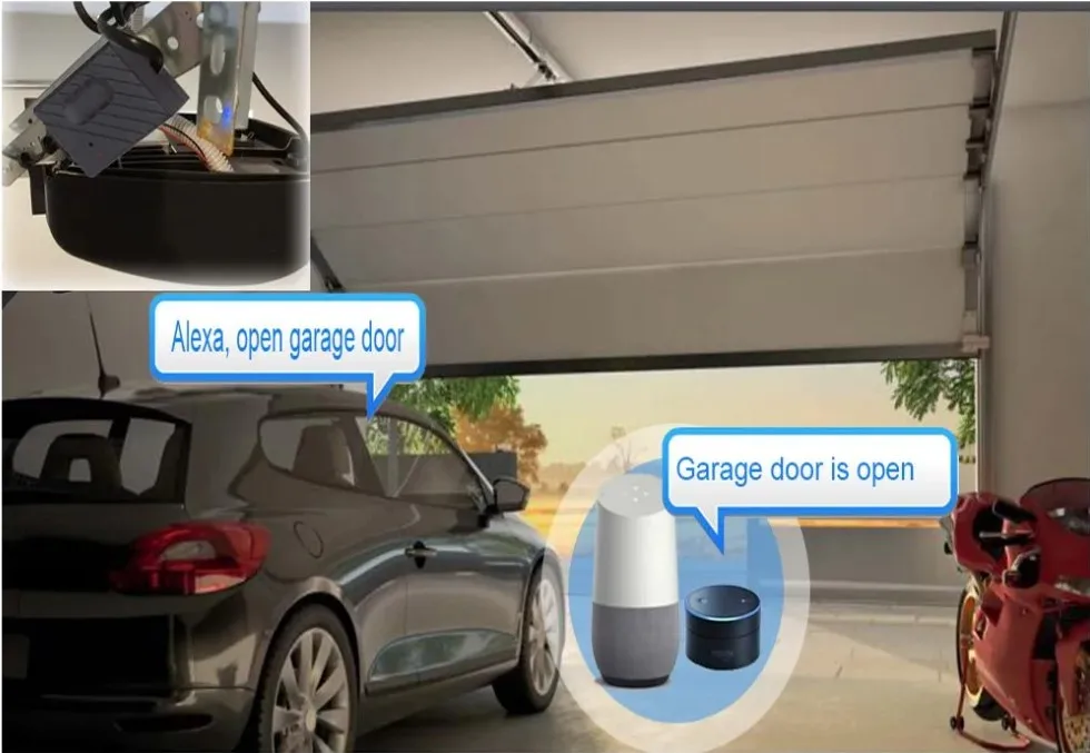 Smart Garage Door Opener DC5V Mobile Phone Remote Tuya Smart Life App Controller Support Alexa & Google Assistant No need Hub