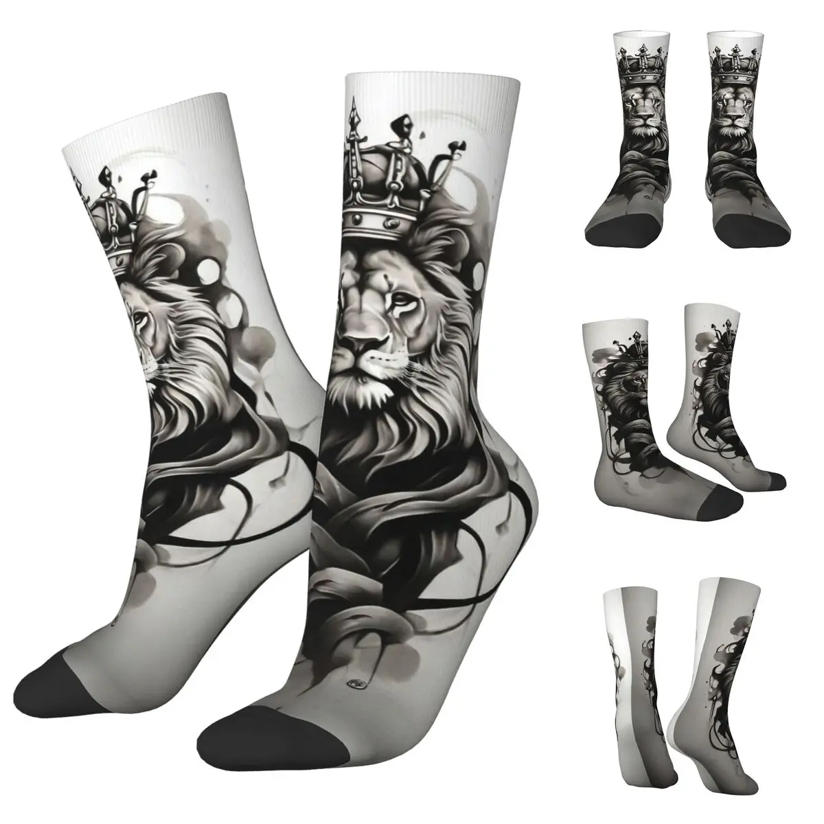 Cool Animals, Lions, Tigers, Gorillas Men Women Socks,Leisure Beautiful printing Suitable for all seasons Dressing Gifts to the lions