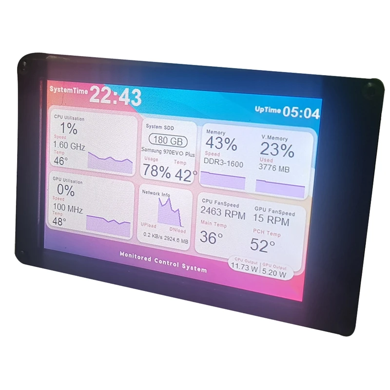 AIDA64  ÷ 3.5 ġ IPS LCD ȭ, USB ǻ  ȭ,  ̿ ˷̴ ձ ̽ 