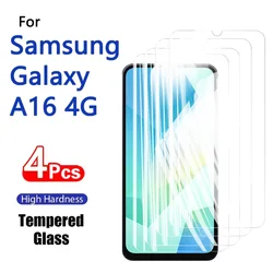 Galaxy A16 4G Tempered Glass Screen Protector - Ultra - Clear 9H Crystal, Anti - Scratch, Case - Friendly, Fingerprint Resistant 6.7 - 1pcs (Black)
