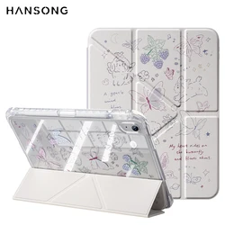 Sleek Magnetic iPad Case with Pencil Holder and Smart Cover Design - iPad 11th A16 (Butterfly)