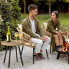 Rattan Outdoor Sofa Set 3 Pieces Outdoor Wicker Patio Conversation Bistro Set  All Weather Rattan Patio Furniture Set 6