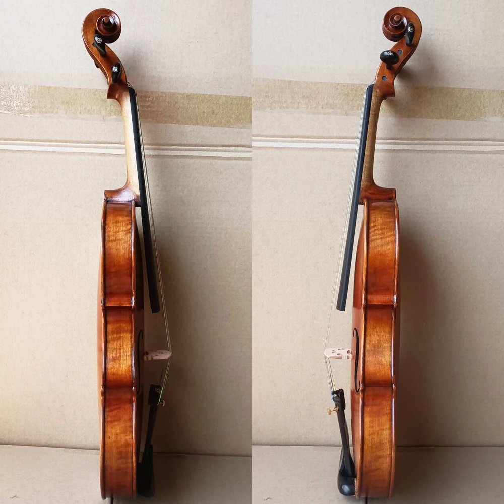 over 20 years Antonio Stradivarius tiger patterned maple violin 4/4 size Handmade Violin beginner professional Musical Instrumen