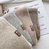 2024 Ladies Cashmere Blend Scarf Women Winter Luxury Solid Color Shawl Wraps Female Warm Thick Wool Neckerchief Blanket Pashmina 3