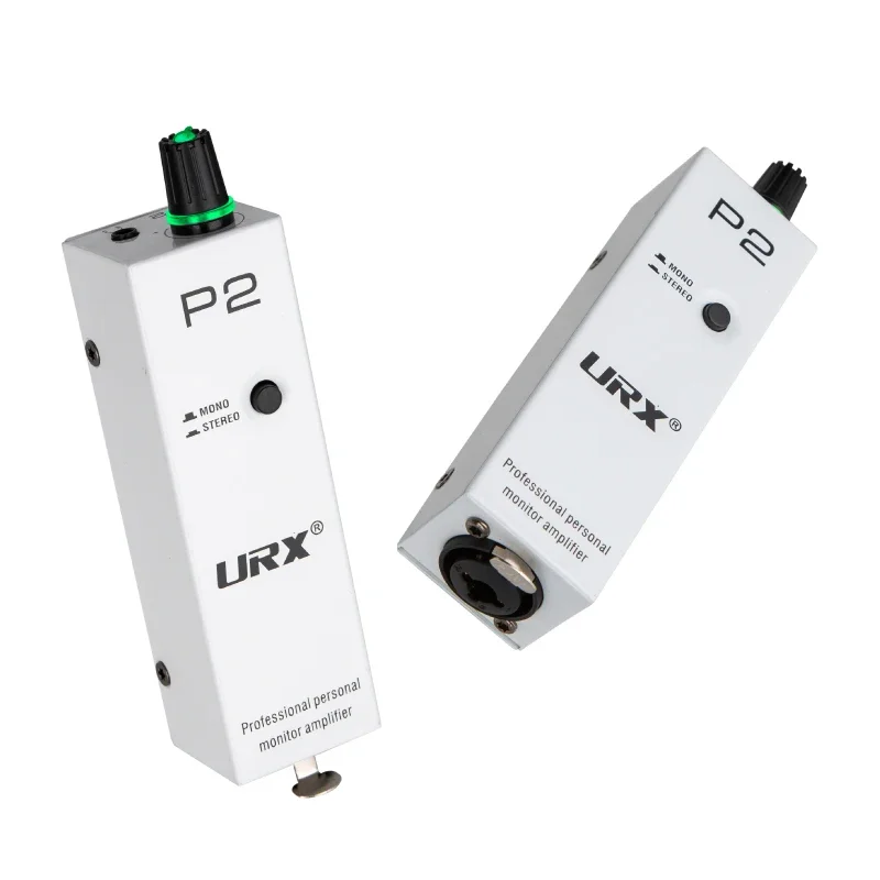 

URX P2 ultra compact active battery portable metal personal monitoring Headphone amplifier with XLR/TRS input 3.5mm output