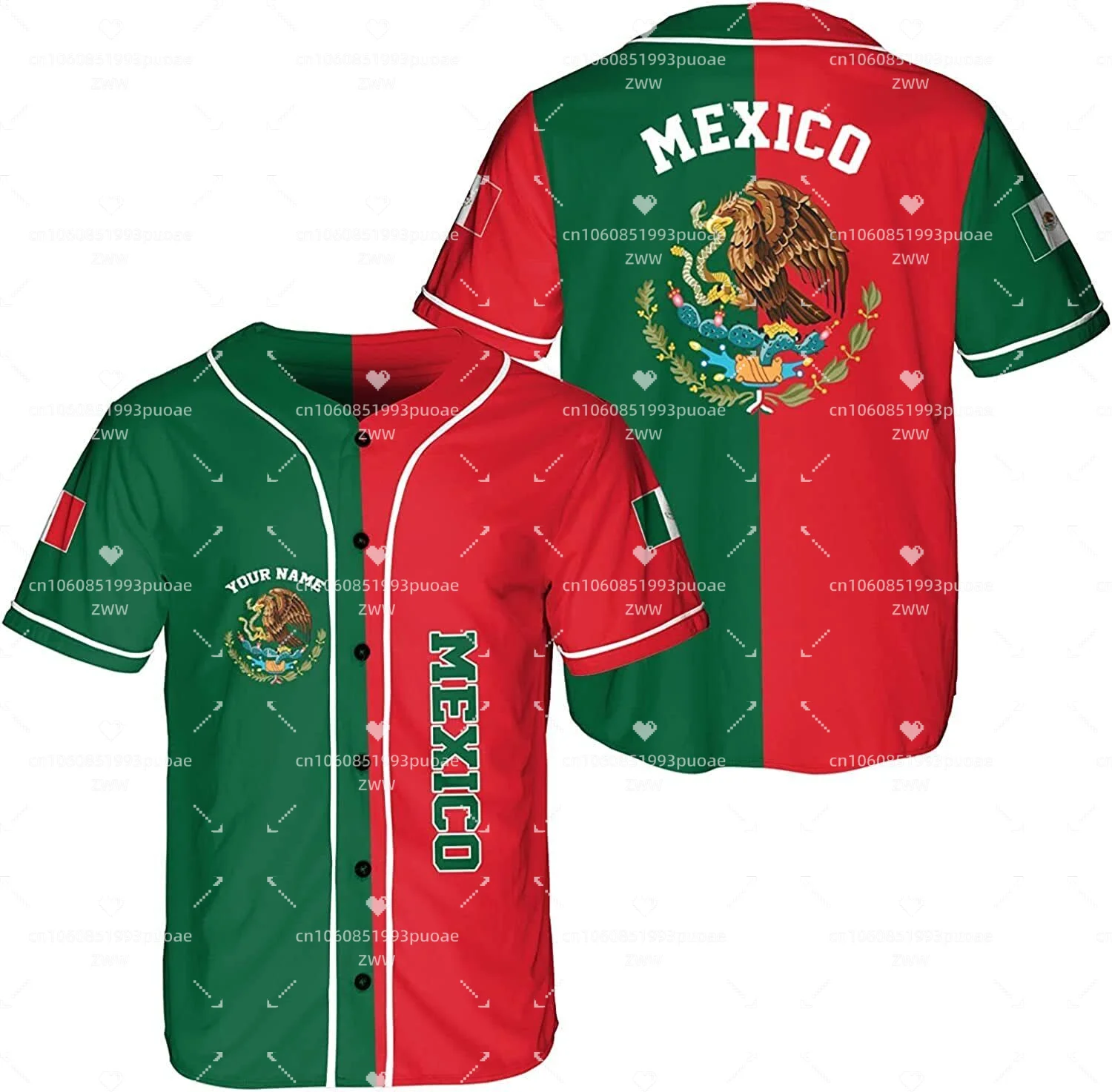 green mexico baseball jersey