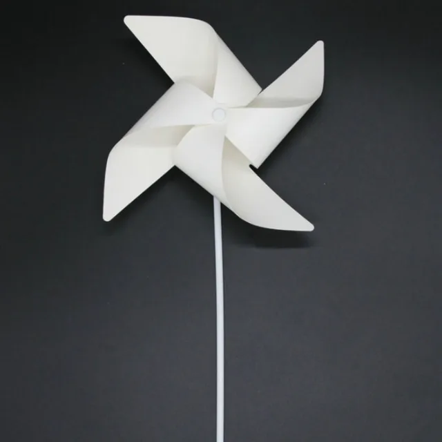 12pcs Blank Painting Windmill DIY Graffiti Pinwheel Toys Kindergarten Handmade Art Material Educational Toys Gifts 3