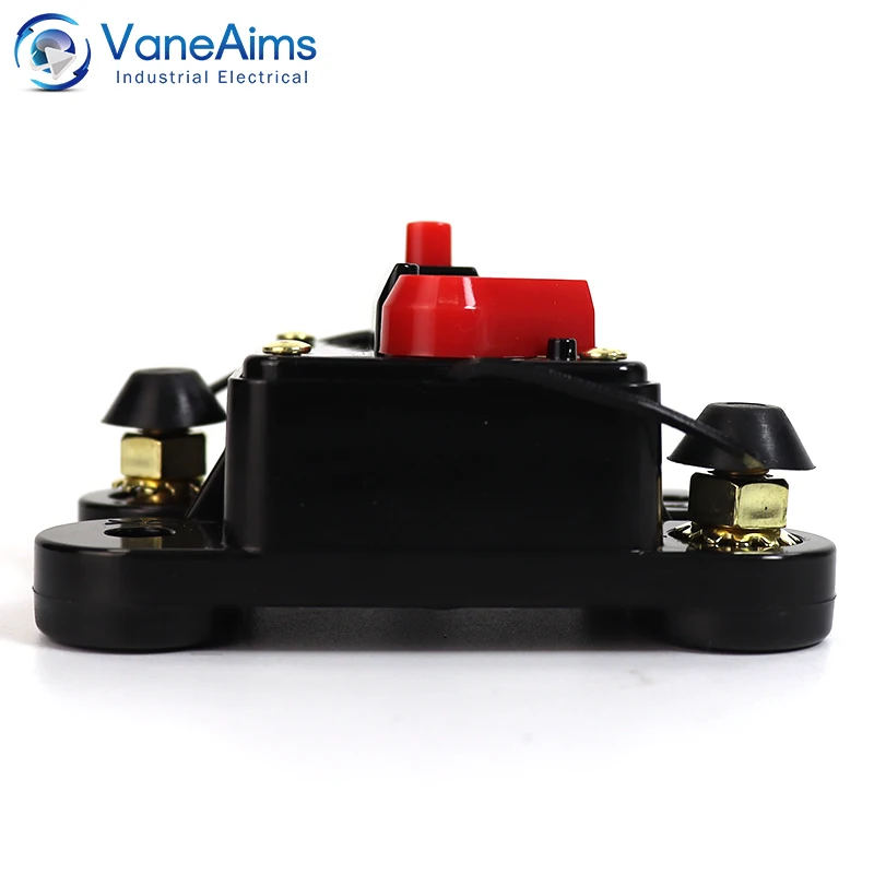 Interruttore automatico in linea per autoveicoli da 20A-150A 12V-24V CC con ripristino manuale, adatto a cavi da 3-15 AWG e 0-10 AWG