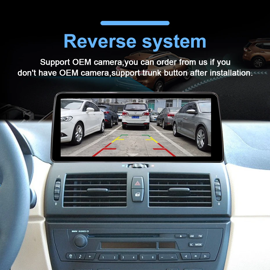 2 DIN Linux System Auto Radio Drahtlose CarPlay Android Auto Für BMW X3 E83 2004-2008 Autolink Airplay 1920*720P Multimedia Bildschirm – Detail 10