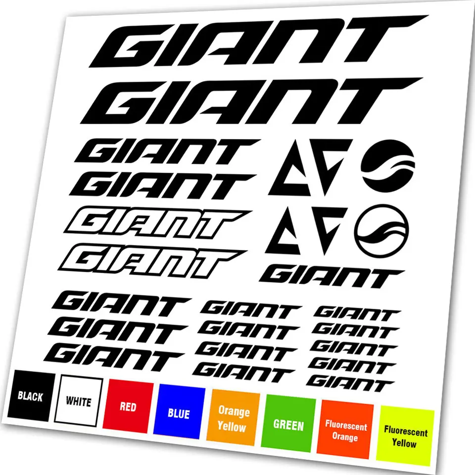 Autocollants de cadre giant tcr advanced sl: Kit stickers châssis