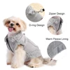 Pet Dog Clothes Winter Warm Coat Jacket For Small Medium Dogs Cat Puppy Fleece Vest With D-ring Chihuahua Pug Sweater Costume 4