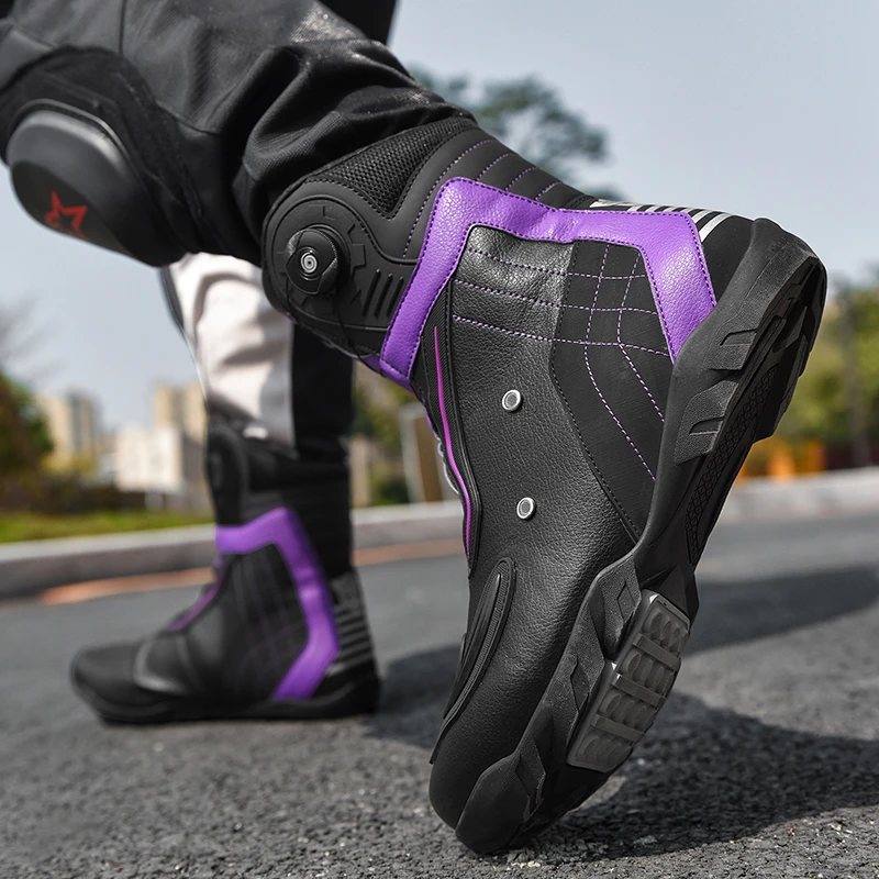 Leather Waterproof Motorcycle Boot Motorcycle Boots Sports Shoes Equipment Bicycle Boots Retro Riding Shoes Motor Van motorcycle shoes motorcycle rain boots motorcycle boots