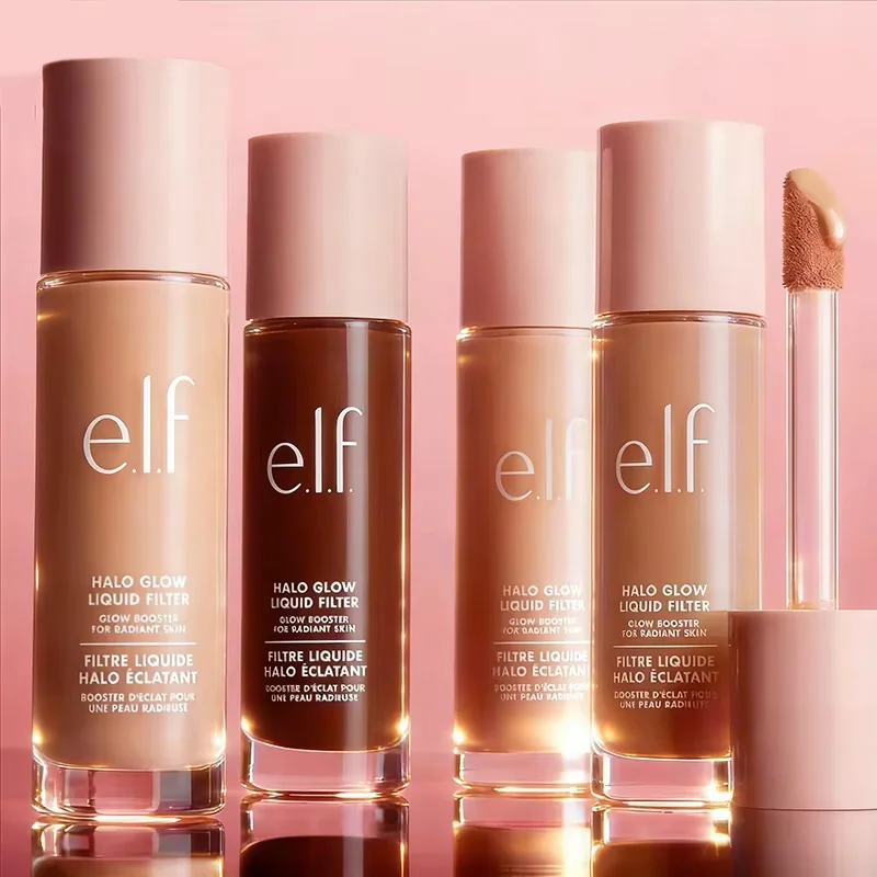 ELF Halo Glow Liquid Filter Fondotinta Liquido 3 Nuove Tonalità per un Aspetto Sano e Più Radioso Base Trucco Prodotti di Bellezza