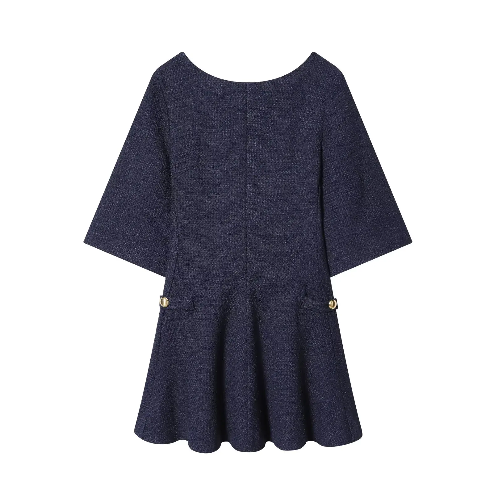 2025 New Fashion Texture Short Dresses for Women Short Sleeve Mini Dress Woman Chic Elegant Office Dress ﻿ ﻿ ﻿ ﻿