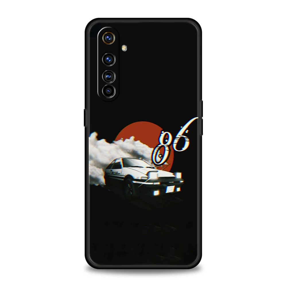 Initial D AE86 Themed Silicone Phone Case Cover