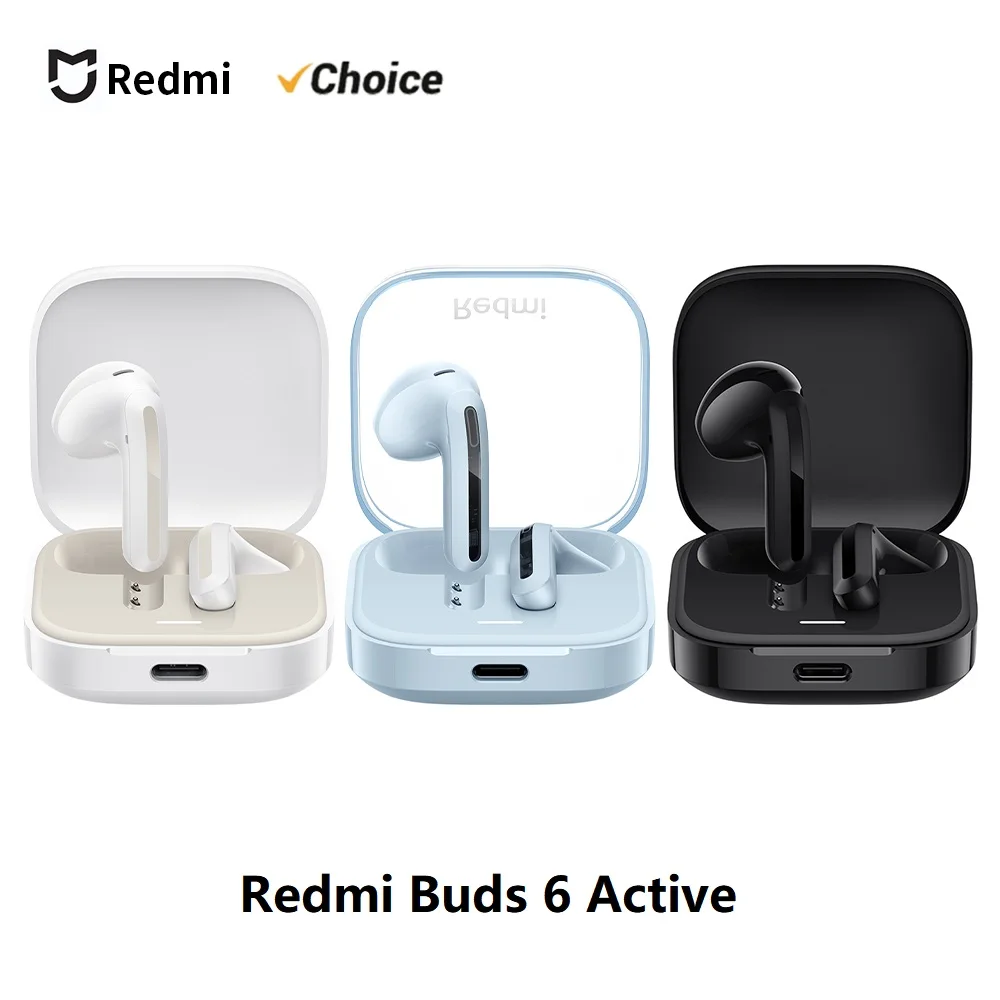 Neue Redmi Buds 6 Vitality Edition Bluetooth 5.4 Geräuschunterdrückende Kopfhörer 30 Stunden Akkulaufzeit 5 Tuning-Modi Kabelloses Headset