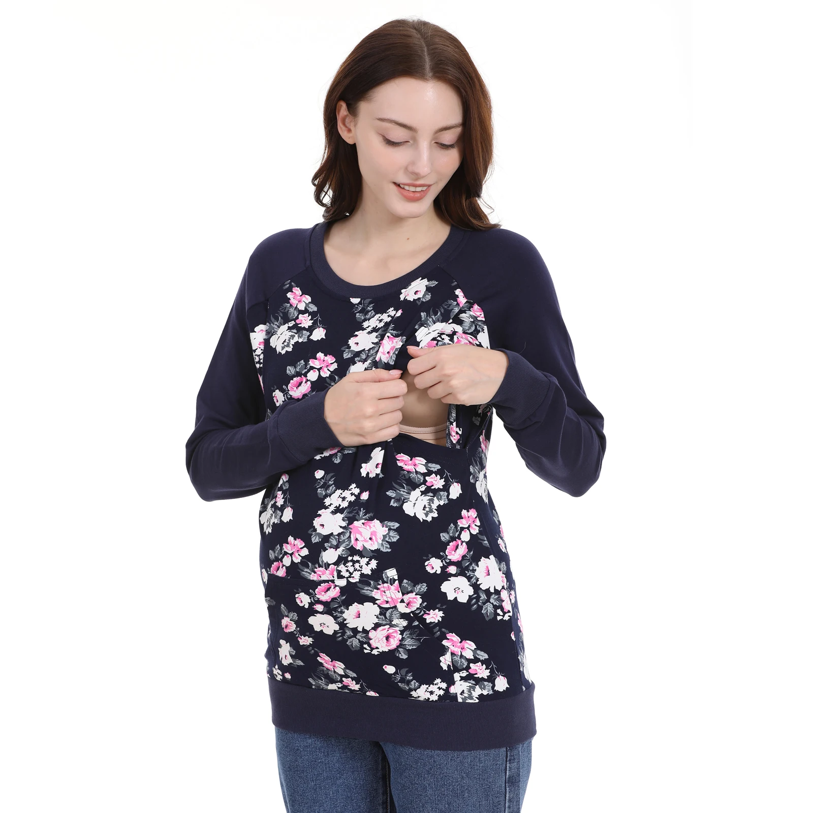 Winter Fleece Nursing Hoodie