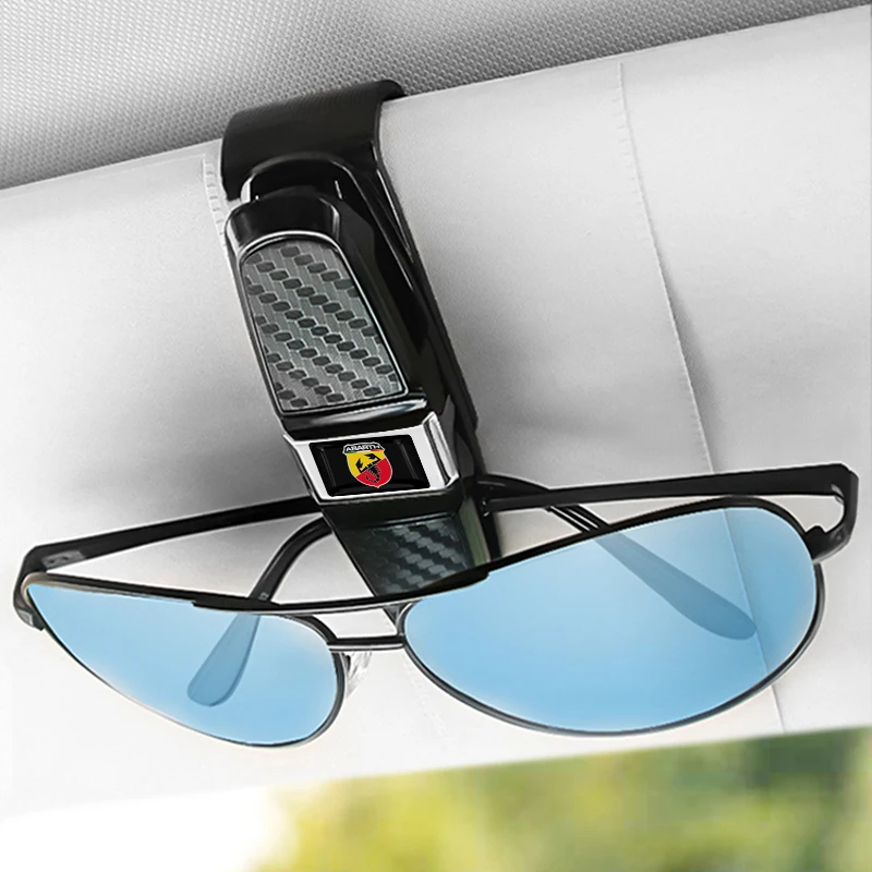 Car Sun Visor Glasses Holder Sunglasses Clip Car Interior For Citroen