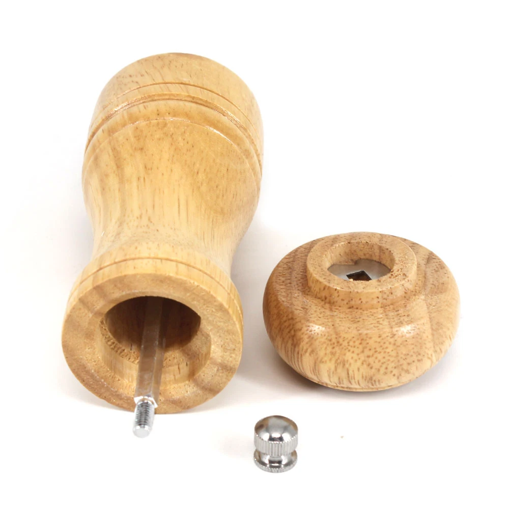 Kitchen Grinder for Salt Pepper Wooden Mill Grinder Peper Spice Seasoning Mill Hand Kitchen BBQ Tools
