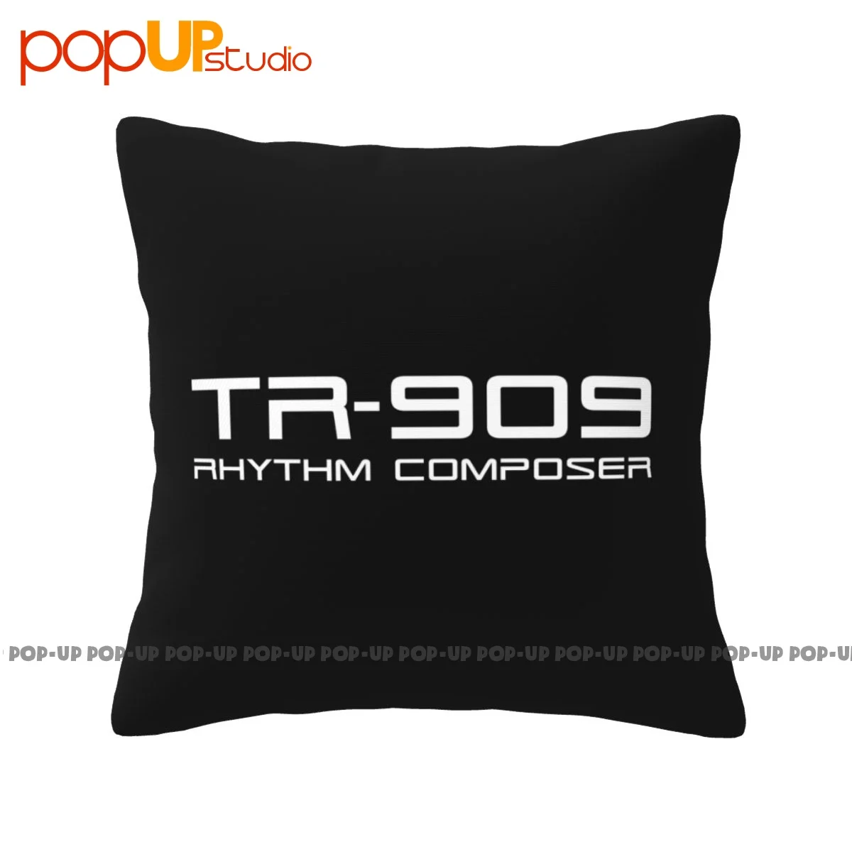 Luxury Roland Tr 909 Logo 909 808 303 Sinteticertechno Rave House Federa Fodera Per Cuscino Stampata