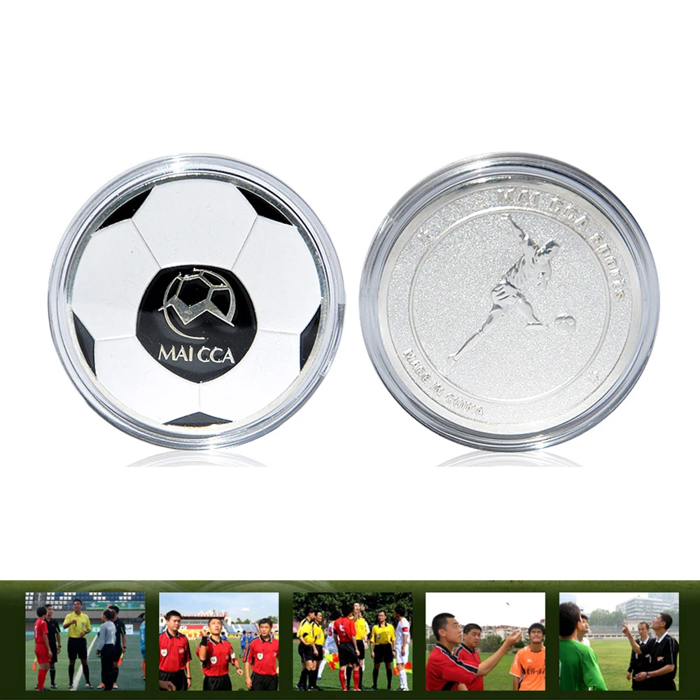

Football Toss Coin Alloy Soccer Referee Flip Coin Judge Toss Coins Pick Side Football Tranning Match Equipment Match Supplies