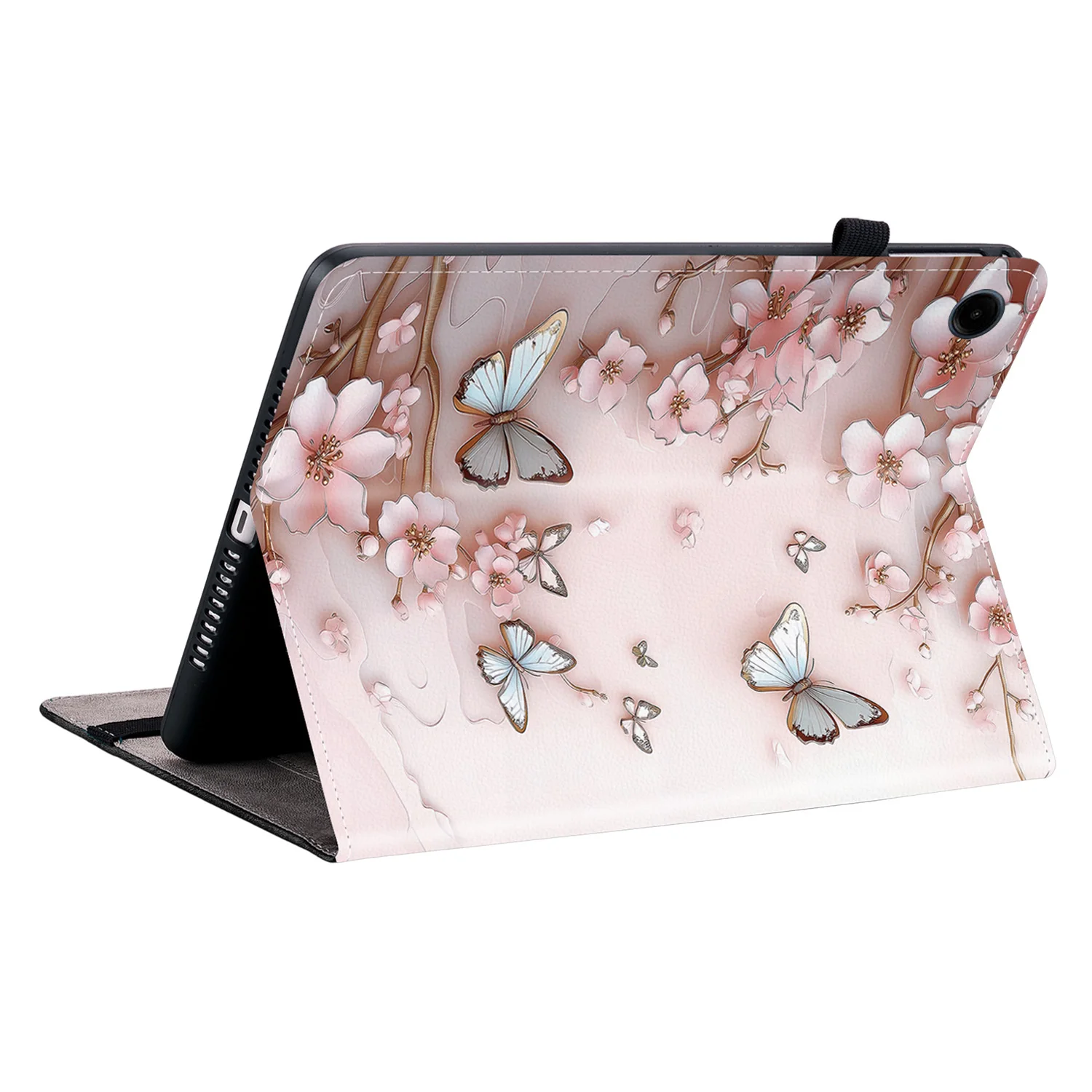 3D Cute Cats PU Leather Tablet Cover with Stand, 11-inch