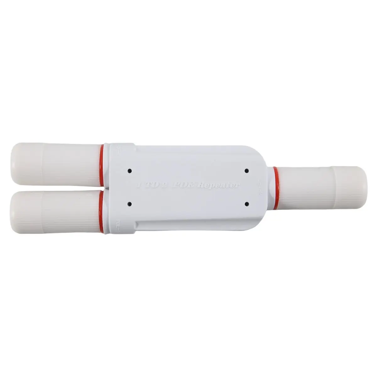 T80C 2포트 방수 POE 리피터 IP66 10/100Mbps 1-2 PoE 연장기 IEEE802.3Af/At 48V 지원 야외용 POE 스위치 카메라용