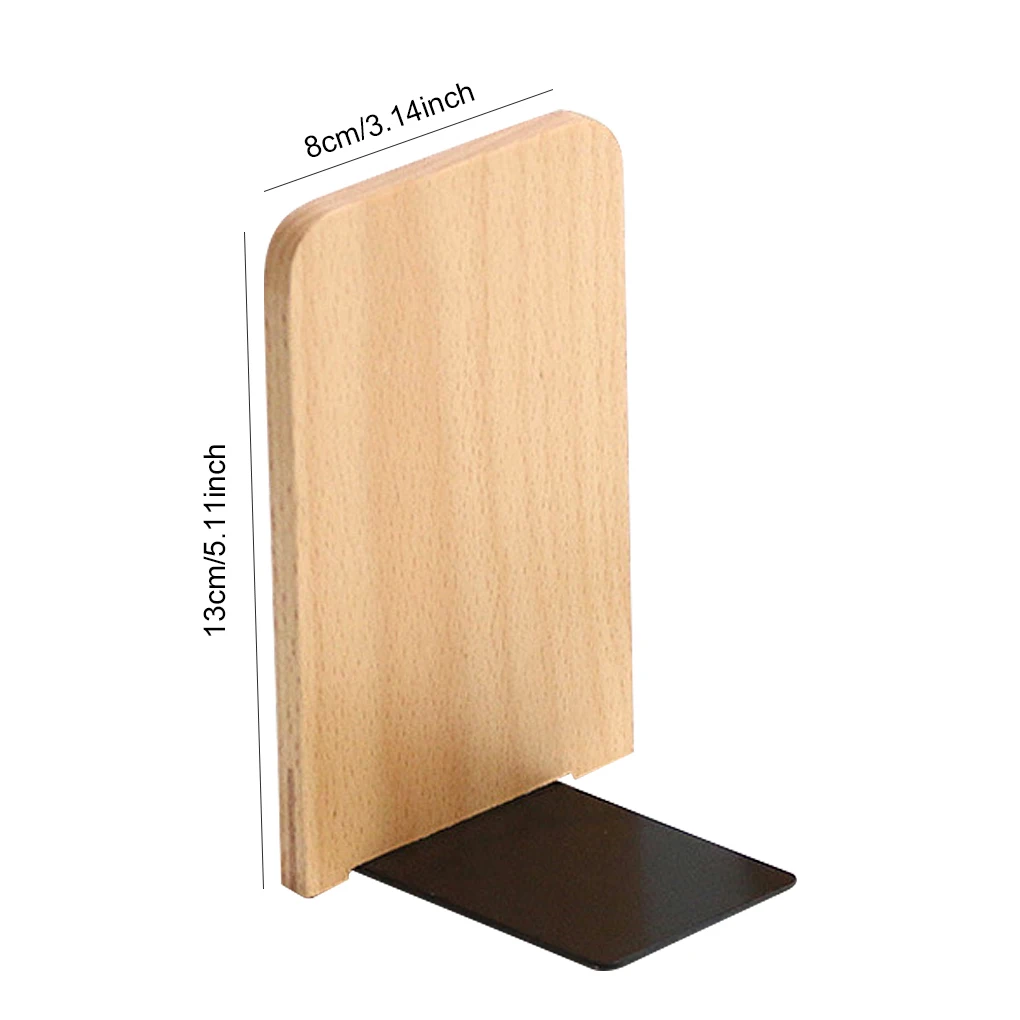 1PCS Household Office Shelf Book Stand Holder Stands Bedroom Bookshelf Bookend Organizer Anti Tip-over Bookracks Desk Decoration 5