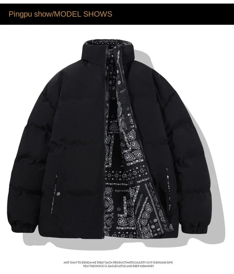 Description Picture 2 of itemWinter Jackets for Men High Quality Men's Coats Thermal Clothing Mens Hooded Parkas Hot Coat Man Social Waterproof Parka Male