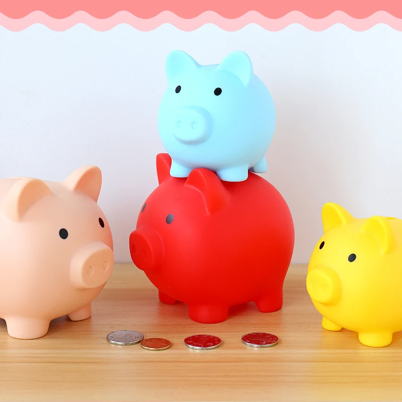 Cute Ceramic Piggy Bank Saving Cash Coin Money Box Children Toy Kids Gifts