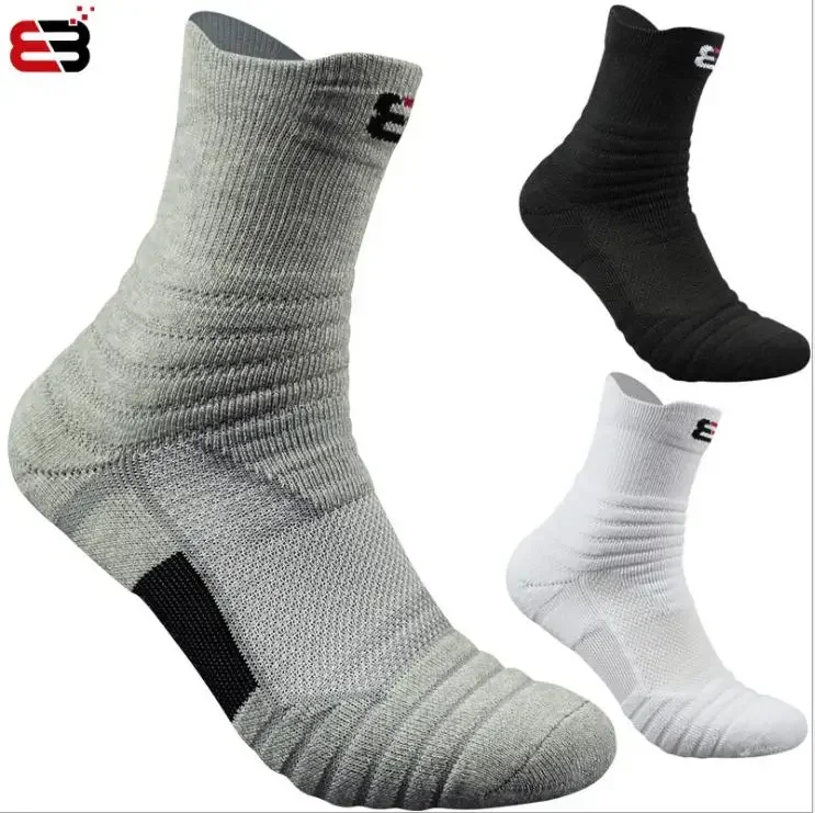 

Mens cotton Middle Ankle Sock Quick-Drying Sports Socks,Professional sock Size 6-11