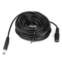 3/5/10/15/20/30/50M 5.5mm*2.1mm DC Power Connector Extension Cord Jack Adapter Lead Cable DC Female Male Extension External Plug 1