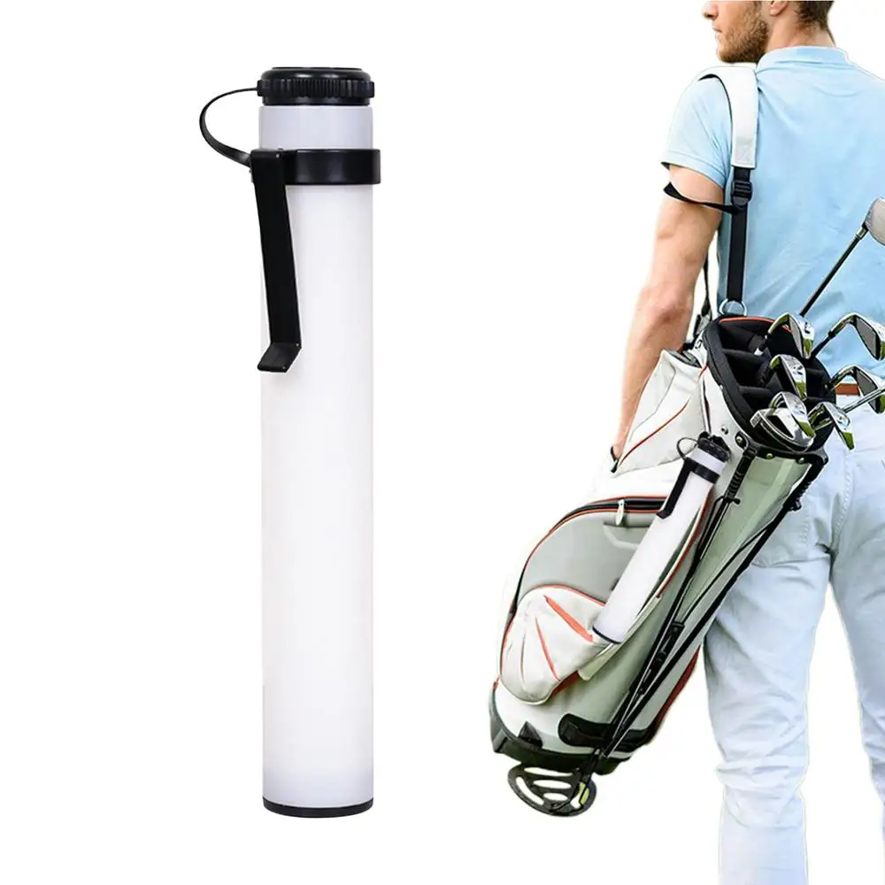 Description Picture 2 of itemGolf Sand Bottle Portable Push Cart Accessories Sand Tube With Lid PP Golf Equipment For Outdoor Family Friends Home