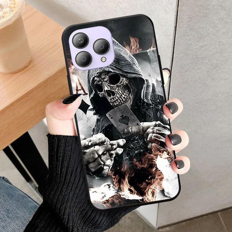 Sleek Black Silicone TPU Phone Case - Soft Protective Bumper Shell Cover