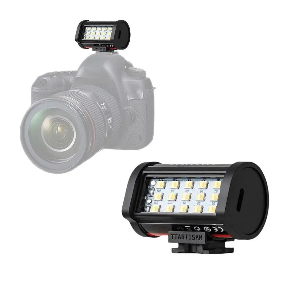 Camera Flash LED Light USB Rechargeable 3W Multi-functional Fill Light For Outdoor Shooting Travel Photography Vlog on camera flash camera flash portable fill light