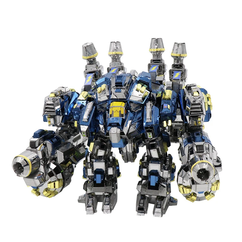 

3D Metal Puzzle Thunder God Battle Armor model KITS Assemble Jigsaw Puzzle Gift Toys For Children