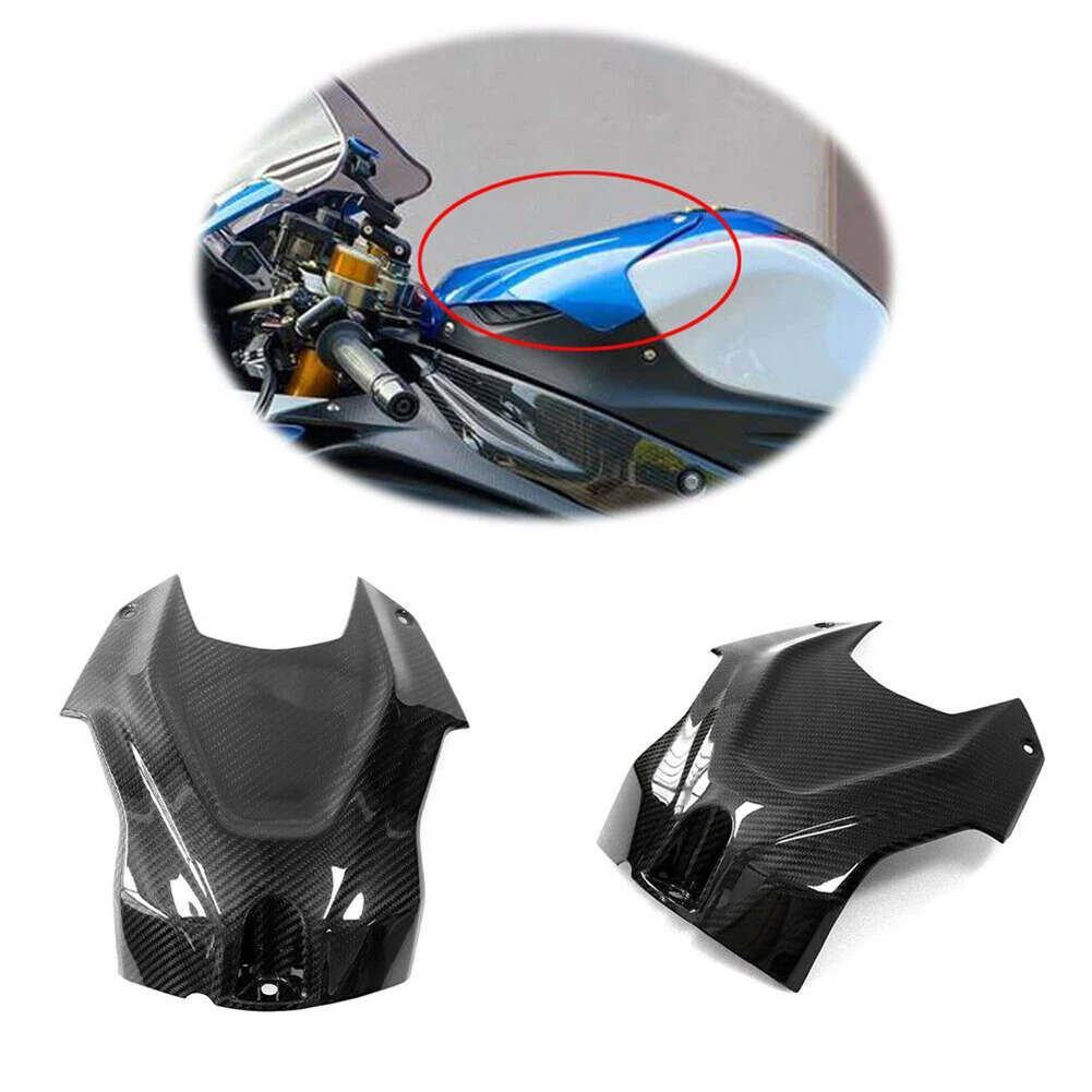 

1× Intake Cover For BMW- S1000RR 2023 Front Gas Tank Cover Air Box Cowl Fairing Carbon Fiber Motorcycle Intake Cover Part