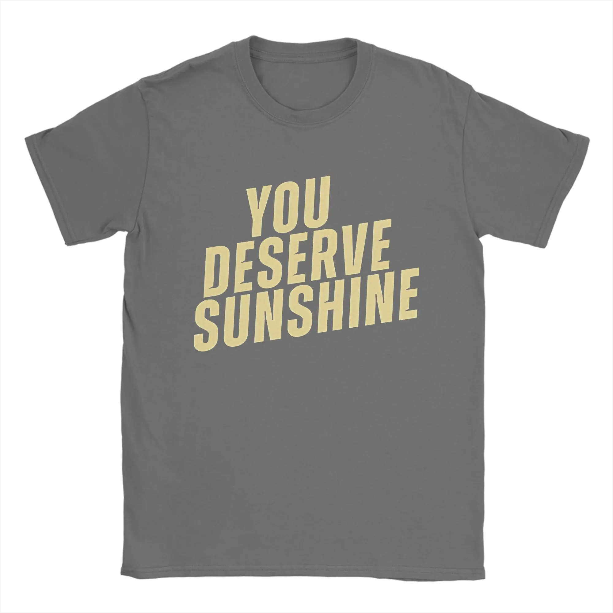 Men's You Deserve Sunshine Cotton Graphic Tee - Short Sleeve