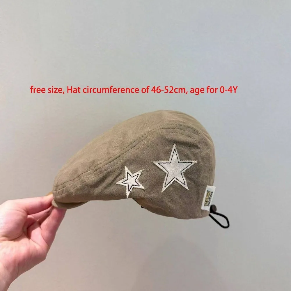 New Fashion Beret Five-pointed Star Lightweight Peaked Cap Forward Hat Outdoor Sports