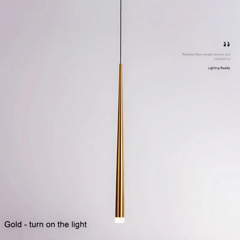 LED 원추형 샹들리에 침실 침대 옆 램프, 창의적인 개성 스트립 조명, 심플 모던 레스토랑 바 램프, 실내 조명